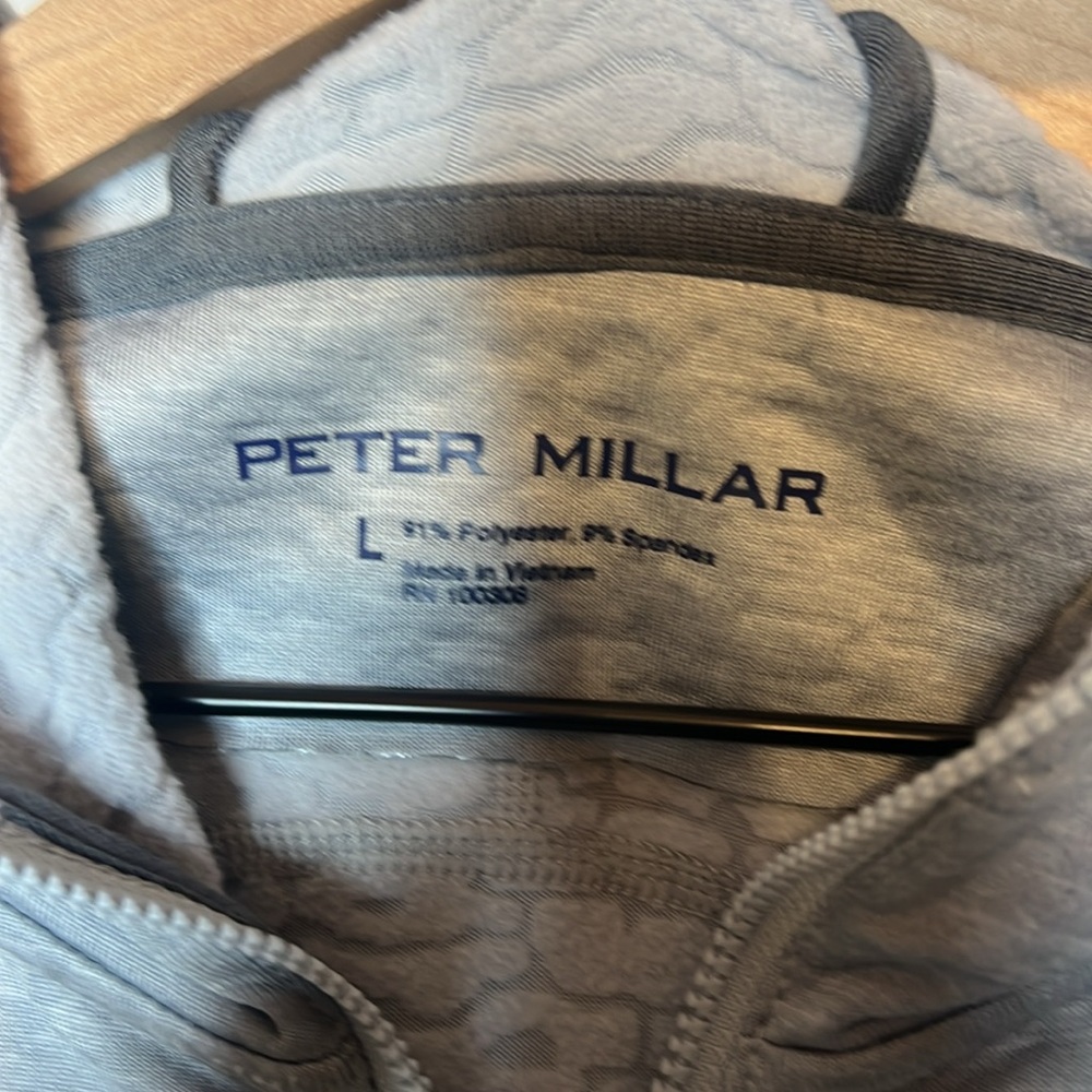 Peter Millar Active Performance Zip Up Hoodie Lar… - image 2